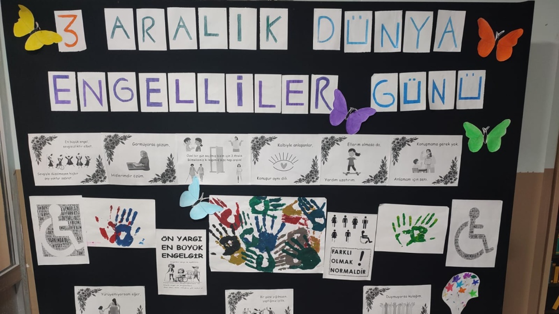 3 Aralık Dünya Engelliler Günü Etkinliklerimiz